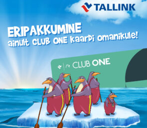 Eripakkumine CLUB ONE kaardi liikmele